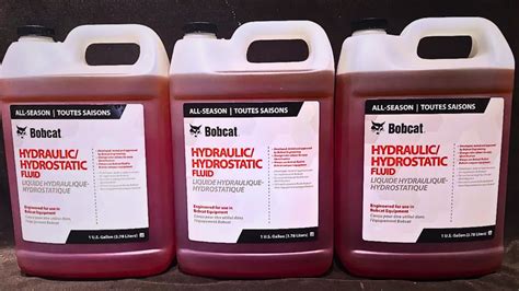 bobcat hydraulic oil substitute